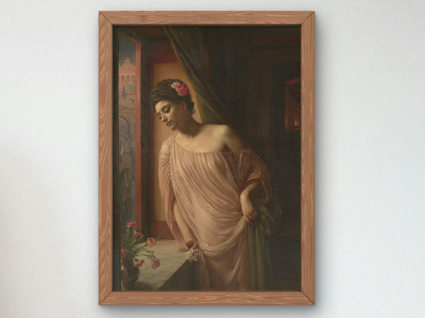 Asterie by Edward John Poynter 1904, Wall Art Print, Fine Art Reproduction, Museum Quality Decor, Poster