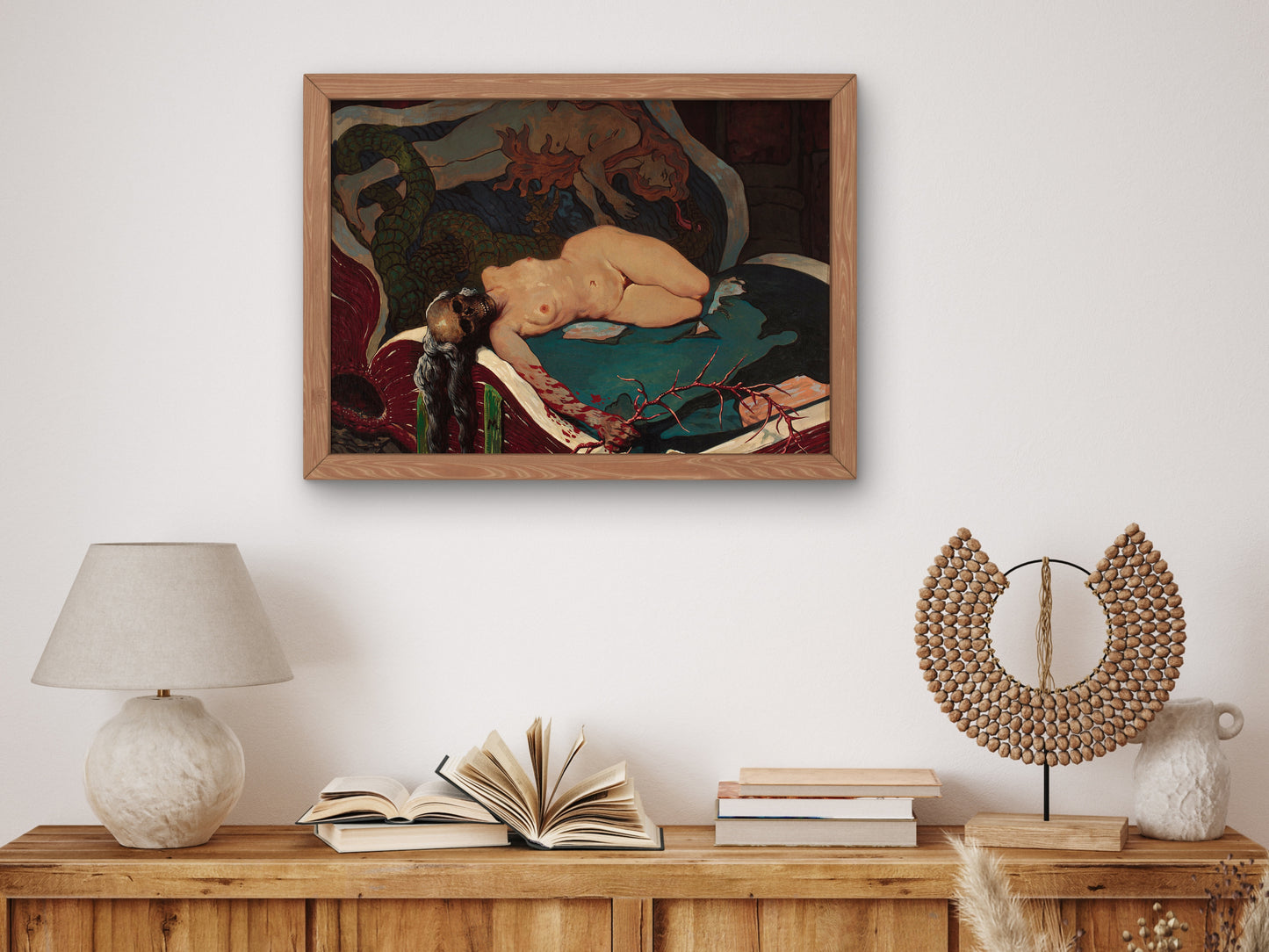 The Old Truth Lies in Books by Marian Wawrzeniecki 1910, Wall Art Print, Fine Art Reproduction, Museum Quality Decor, Poster