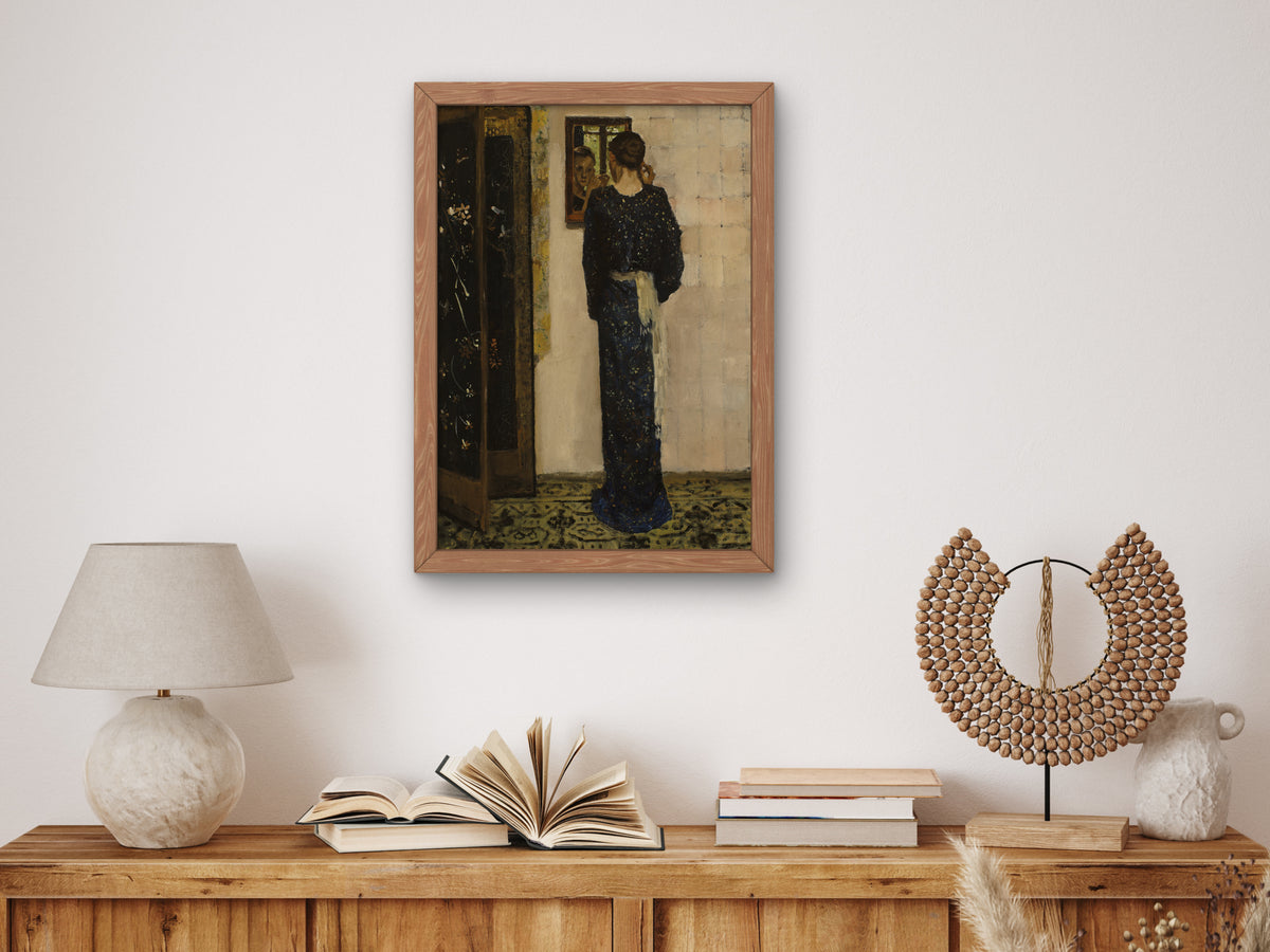 The Earring by George Hendrik Breitner 1893, Wall Art Print, Fine Art Reproduction, Museum Quality Decor, Poster
