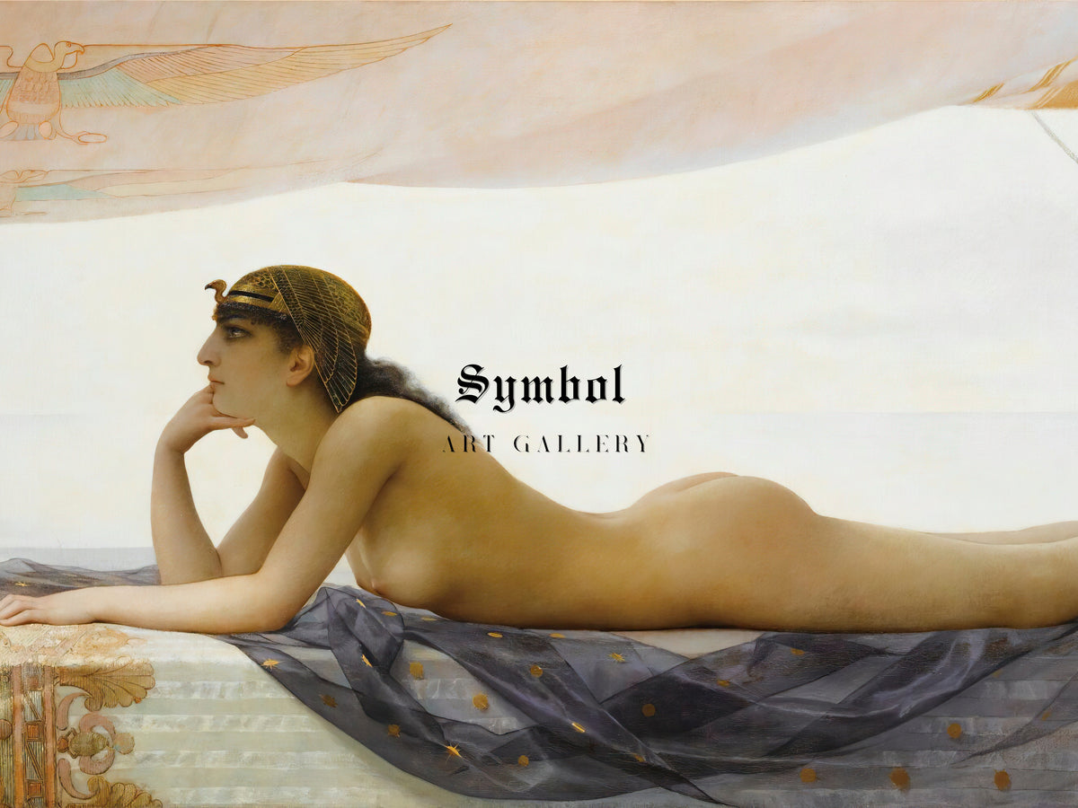 The Beautiful Egyptian by Auguste Raynaud, Wall Art Print, Fine Art Reproduction, Museum Quality Decor, Poster