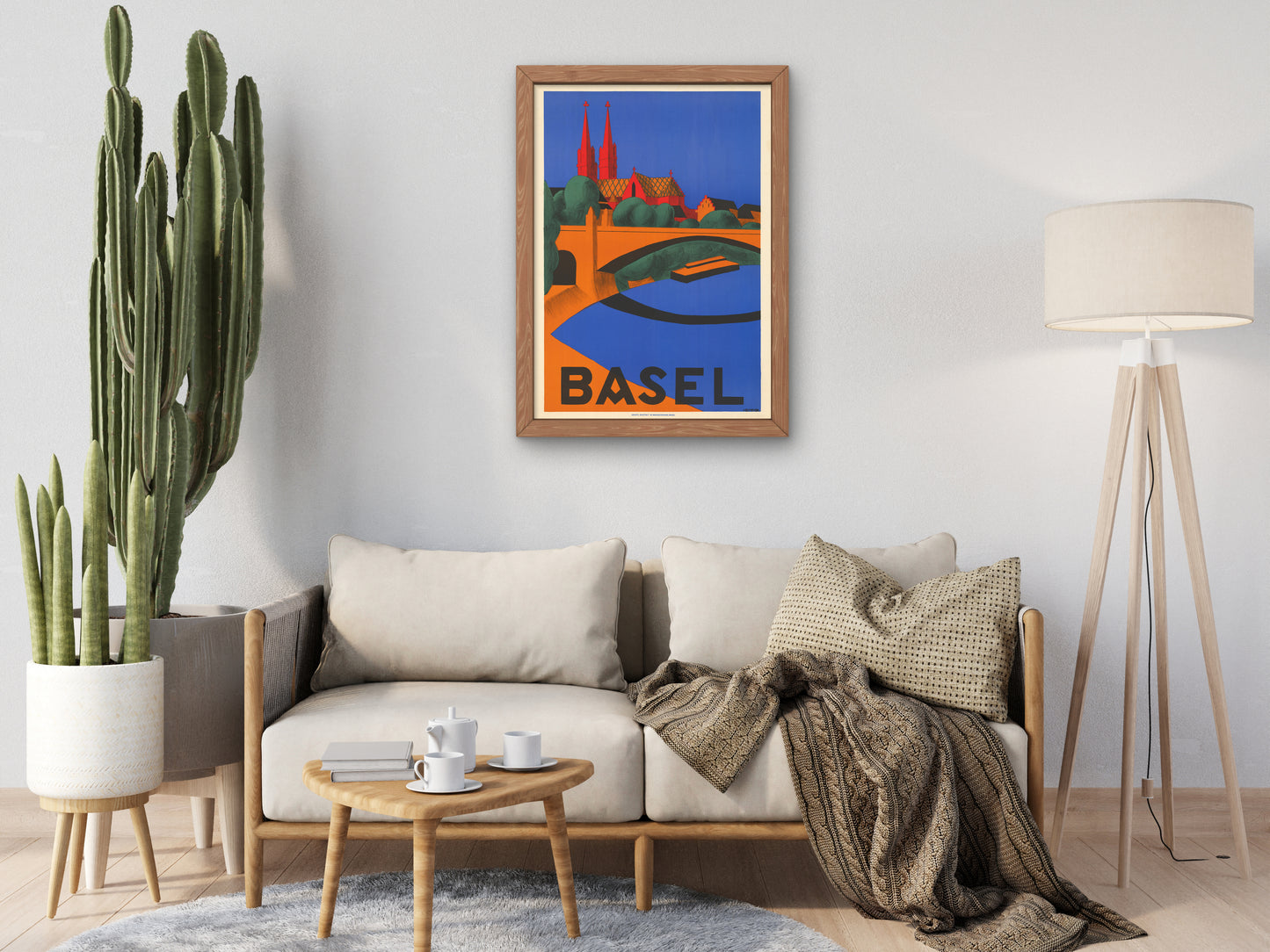 Basel by Hedwig Thoma 1927, Wall Art Print, Fine Art Reproduction, Museum Quality Decor, Poster