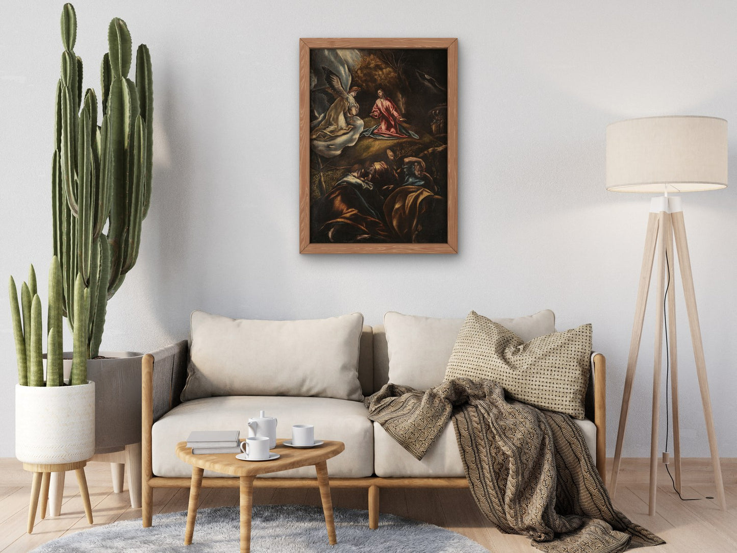 Jesus in the Garden of Olives by El Greco 1604, Wall Art Print, Fine Art Reproduction, Museum Quality Decor, Poster