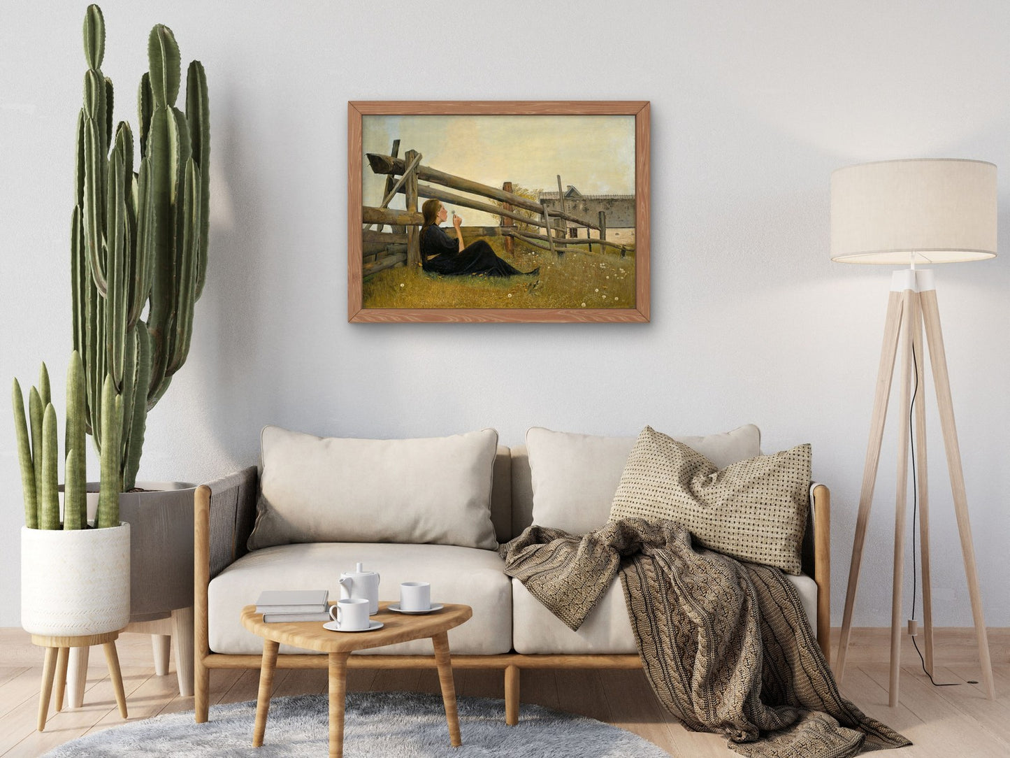 In the Month of June by Laurits Andersen Ring 1899, Wall Art Print, Fine Art Reproduction, Museum Quality Decor, Poster
