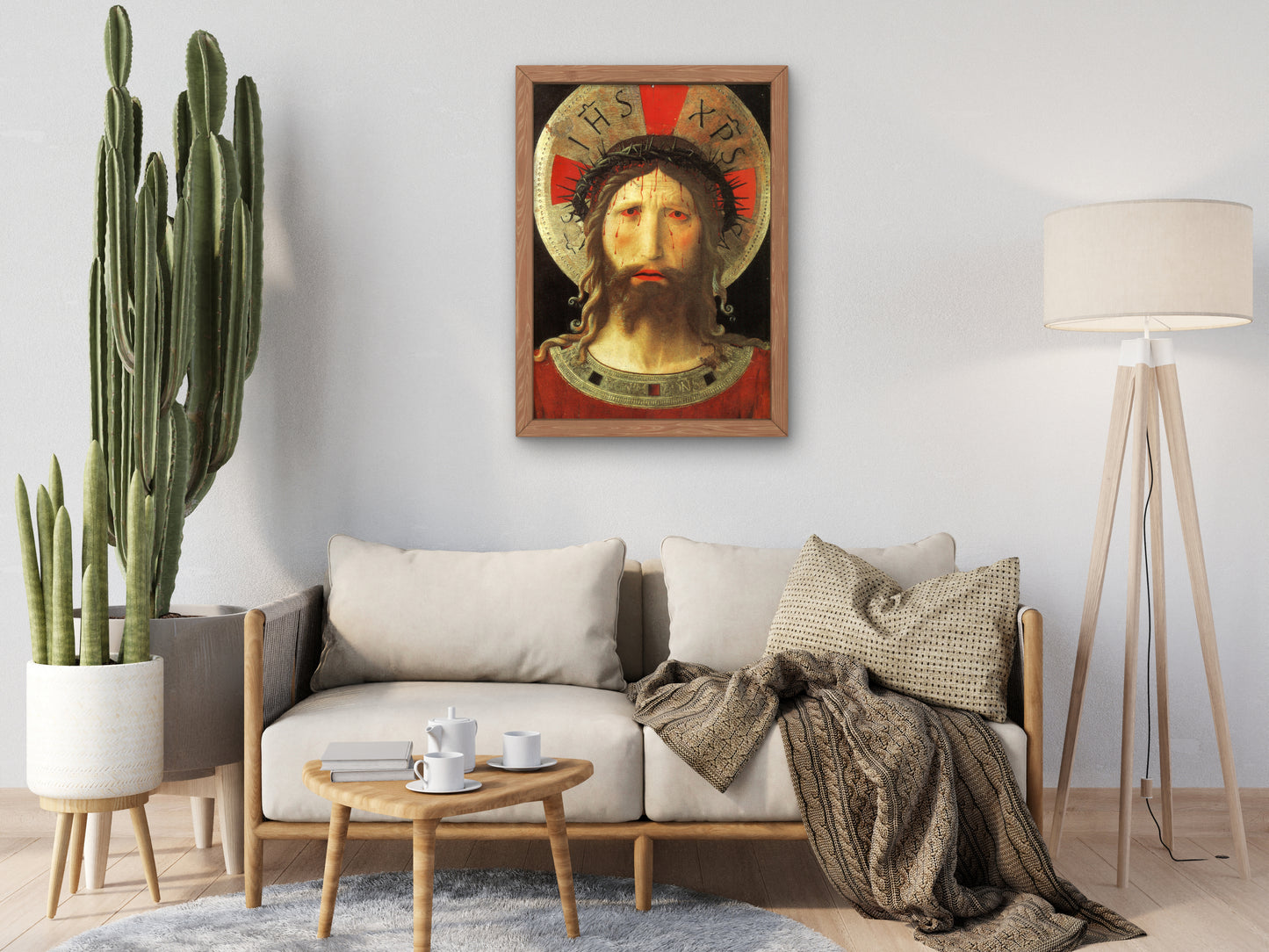 Christ Crowned with Thorns by Fra Angelico 1438, Wall Art Print, Fine Art Reproduction, Museum Quality Decor, Poster