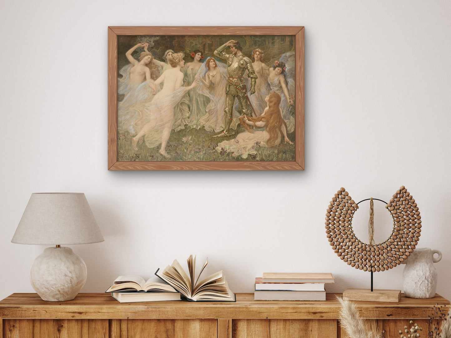 Parsifals Dream by Paja Jovanovic 1906, Wall Art Print, Fine Art Reproduction, Museum Quality Decor, Poster