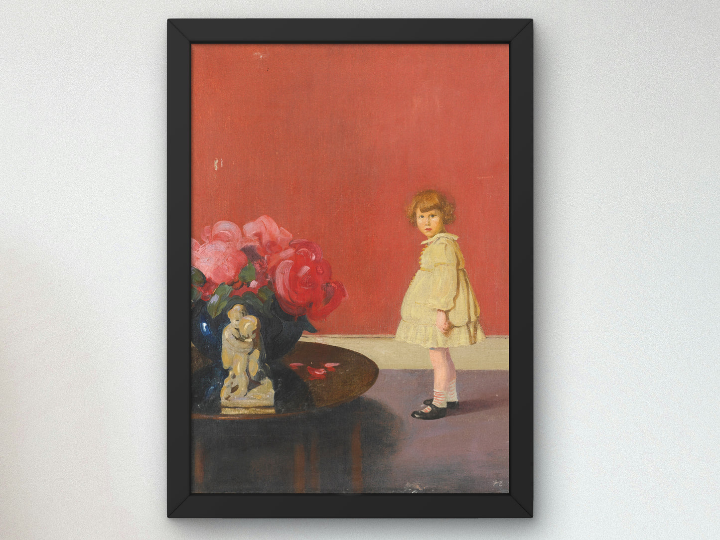 Portrait of Anna by Francis Cadell, Wall Art Print, Fine Art Reproduction, Museum Quality Decor, Poster