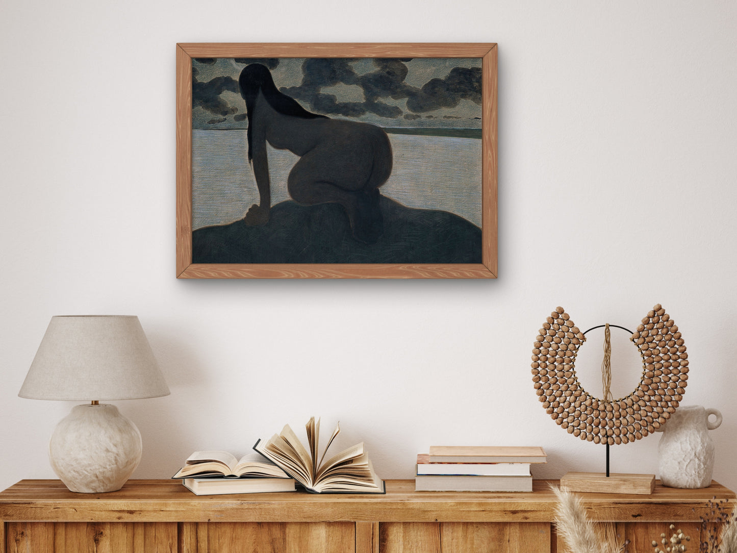 The River by Léon Spilliaert 1913, Wall Art Print, Fine Art Reproduction, Museum Quality Decor, Poster
