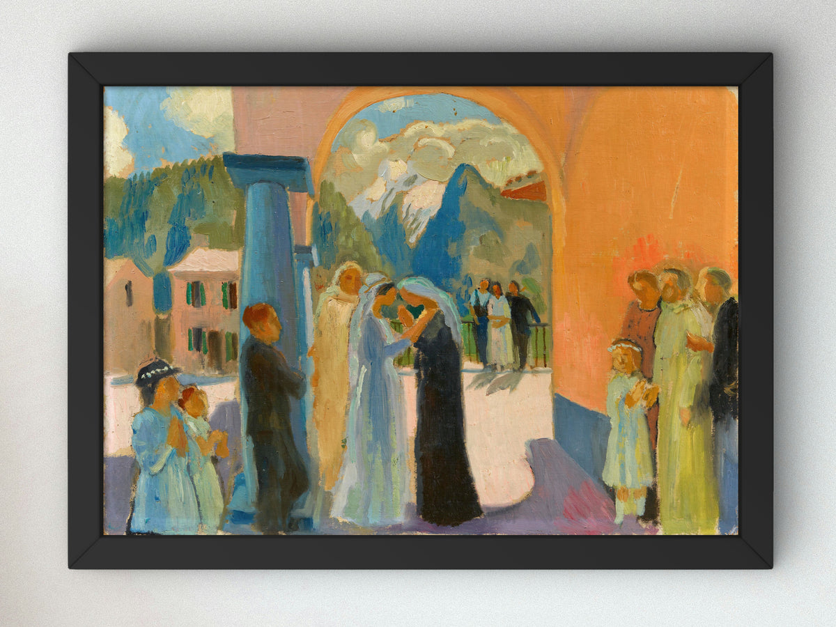 Visitation à Finhaut by Maurice Denis 1934, Wall Art Print, Fine Art Reproduction, Museum Quality Decor, Poster