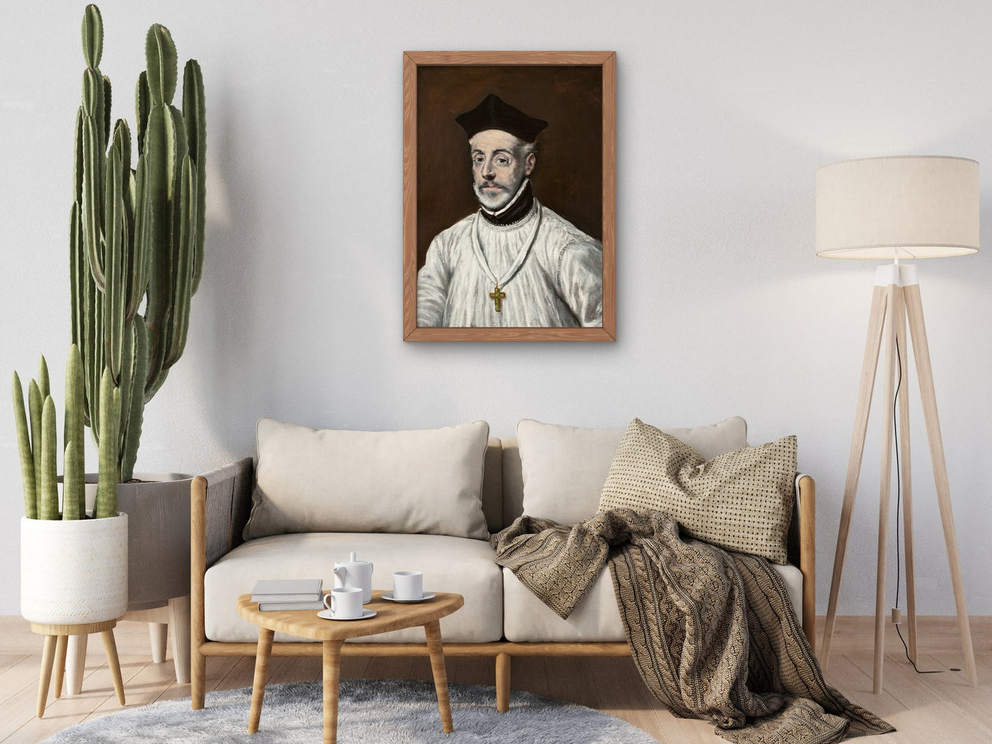Portrait of Diego de Covarrubias y Leiva by El Greco 1600, Wall Art Print, Fine Art Reproduction, Museum Quality Decor, Poster