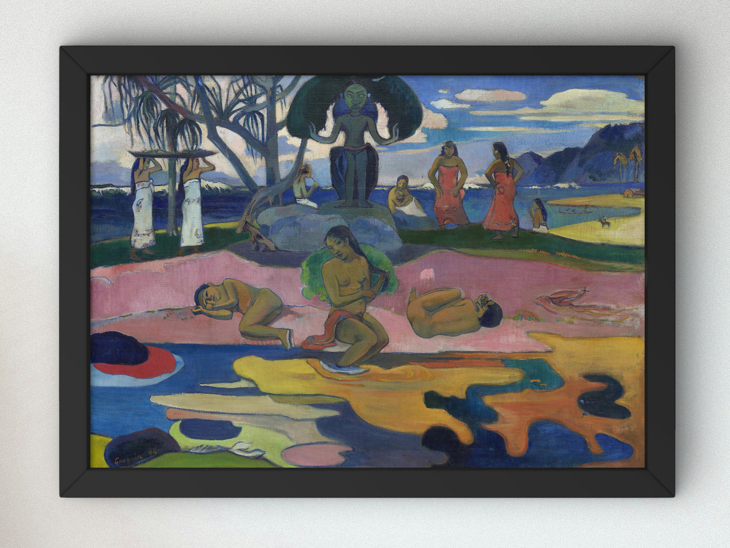 Day of the God by Paul Gauguin 1894, Wall Art Print, Fine Art Reproduction, Museum Quality Decor, Poster