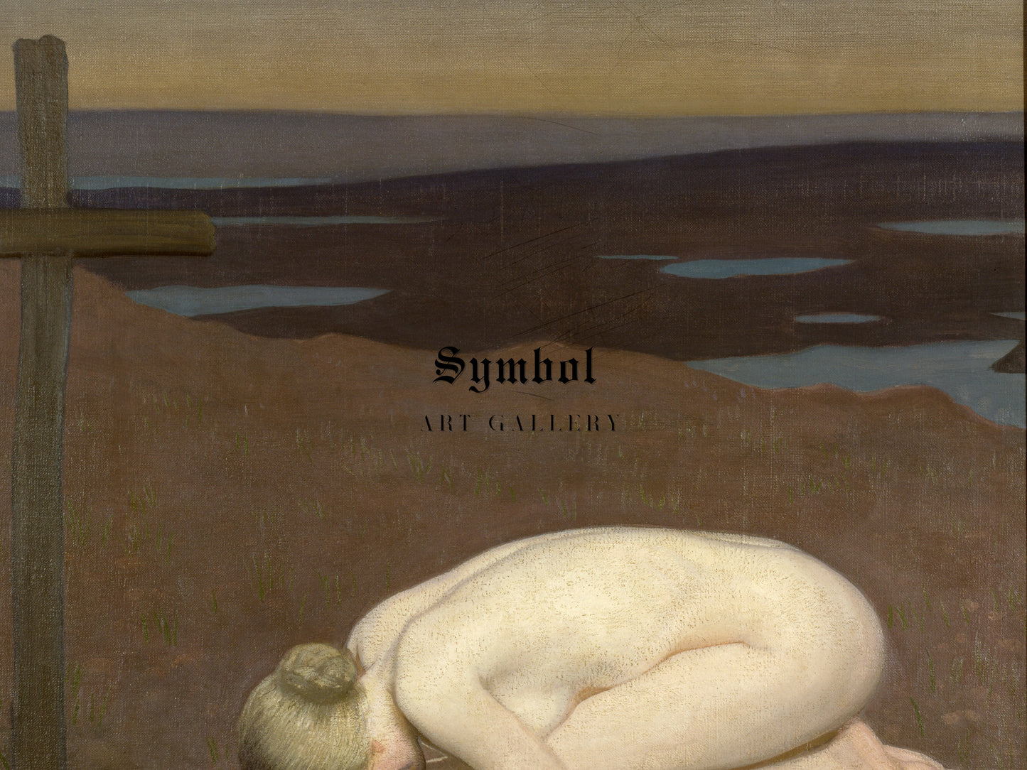 Youth Mourning by George Clausen 1916, Wall Art Print, Fine Art Reproduction, Museum Quality Decor, Poster