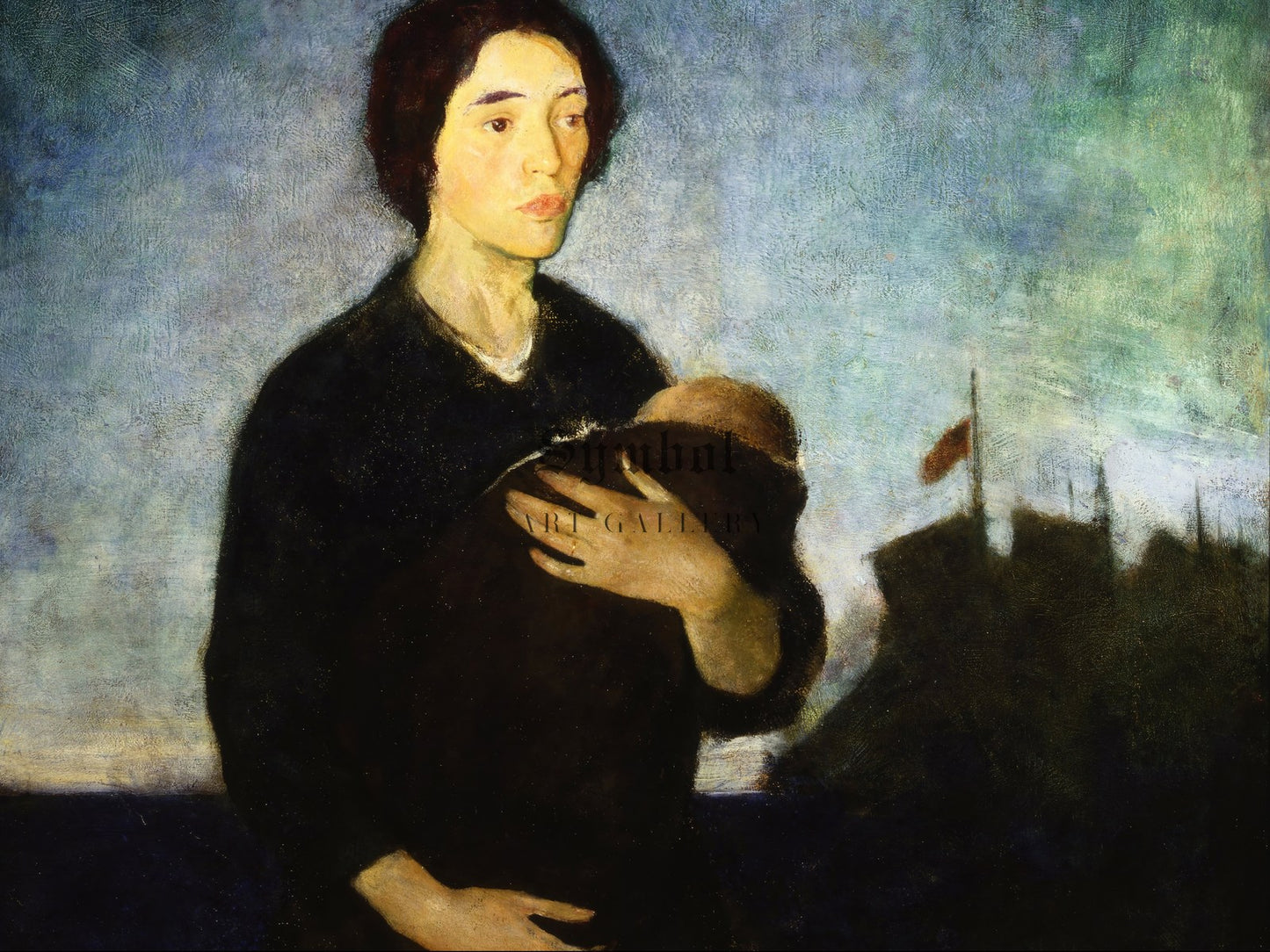 The Widow by Charles Webster Hawthorne 1912, Wall Art Print, Fine Art Reproduction, Museum Quality Decor, Poster