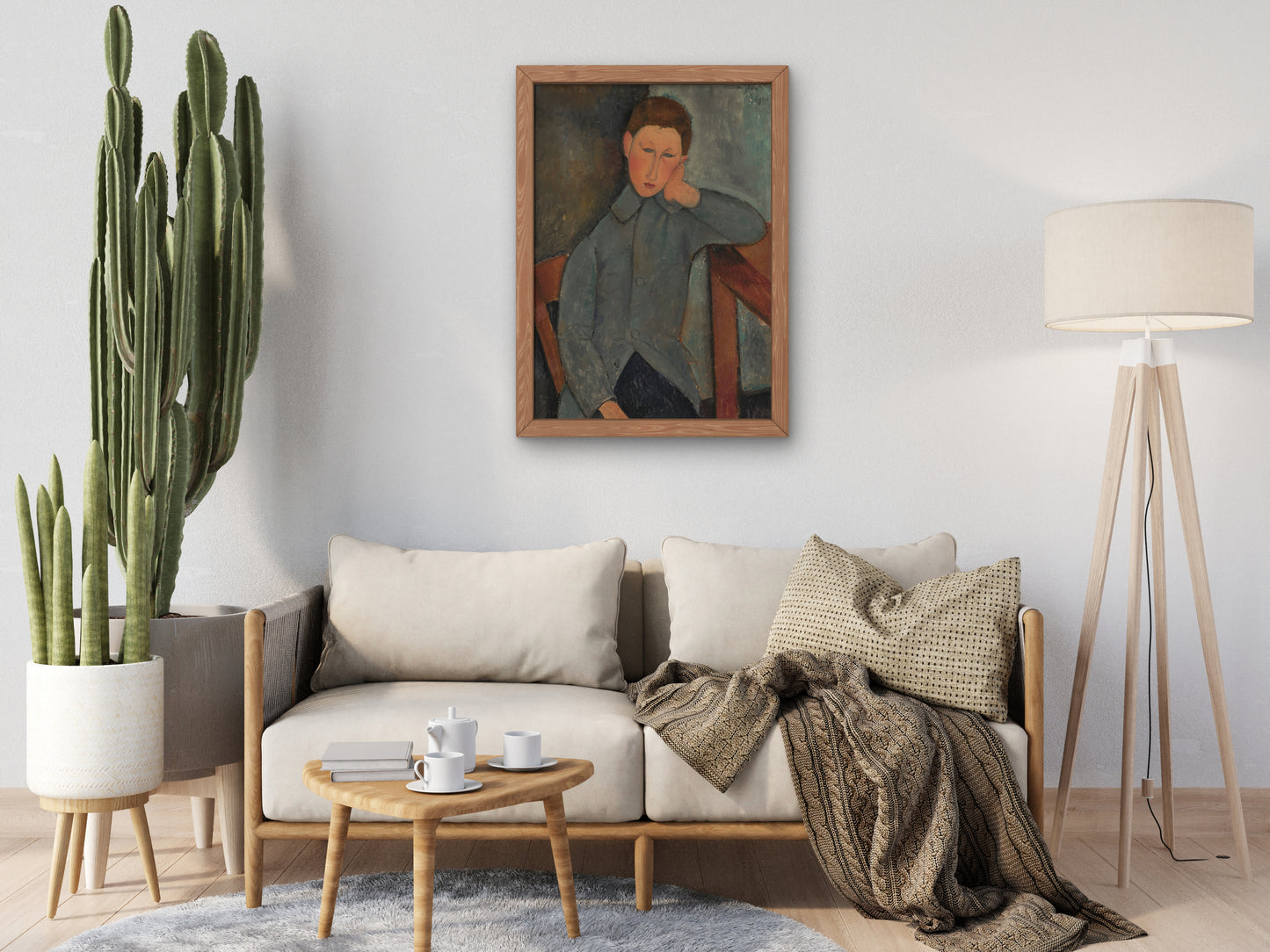 The Boy by Amedeo Modigliani 1919, Wall Art Print, Fine Art Reproduction, Museum Quality Decor, Poster