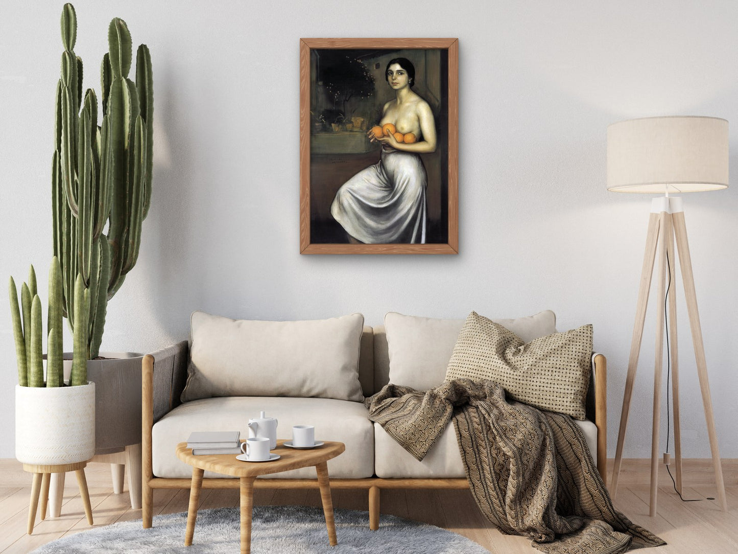 Oranges and Lemons by Julio Romero de Torres 1925, Wall Art Print, Fine Art Reproduction, Museum Quality Decor, Poster