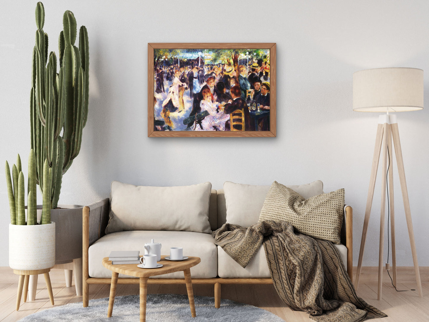 Dance at Le Moulin de la Galette by Auguste Renoir 1876, Wall Art Print, Fine Art Reproduction, Museum Quality Decor, Poster