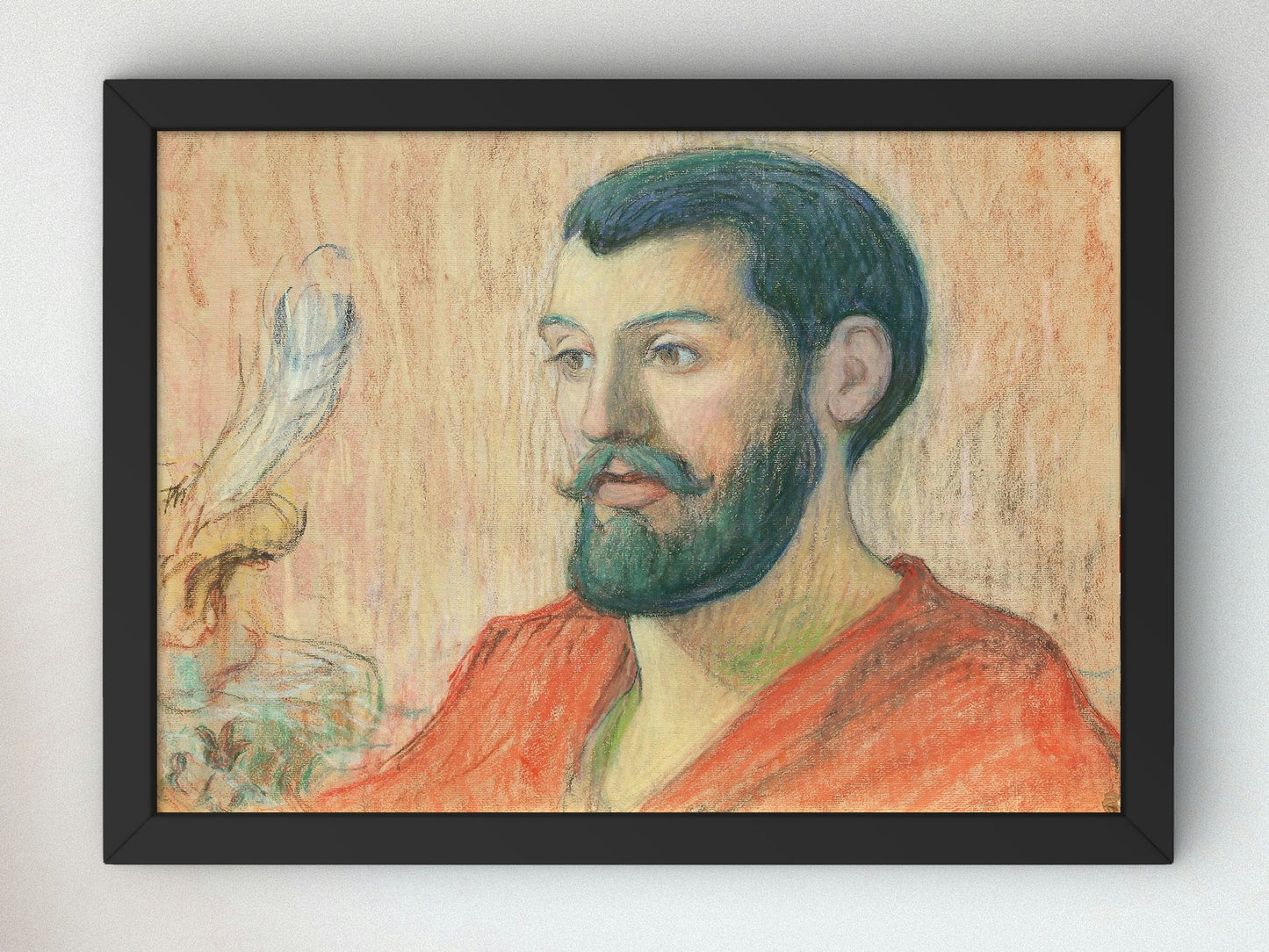 Portrait of Jules Bois by Émile Schuffenecker 1895, Wall Art Print, Fine Art Reproduction, Museum Quality Decor, Poster