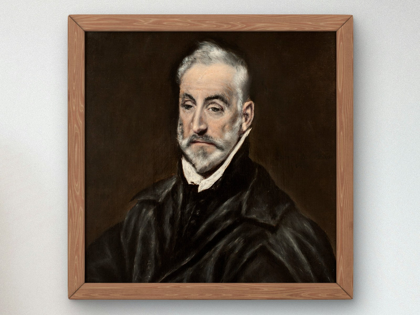Portrait of Antonio de Covarrubias by El Greco 1600, Wall Art Print, Fine Art Reproduction, Museum Quality Decor, Poster