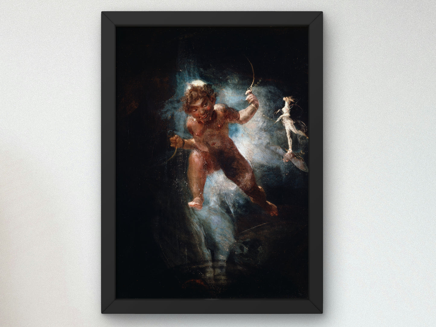 Puck by Henry Fuseli, Wall Art Print, Fine Art Reproduction, Museum Quality Decor, Poster