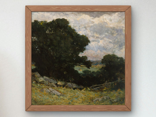 Landscape by Edward Mitchell Bannister 1897, Wall Art Print, Fine Art Reproduction, Museum Quality Decor, Poster