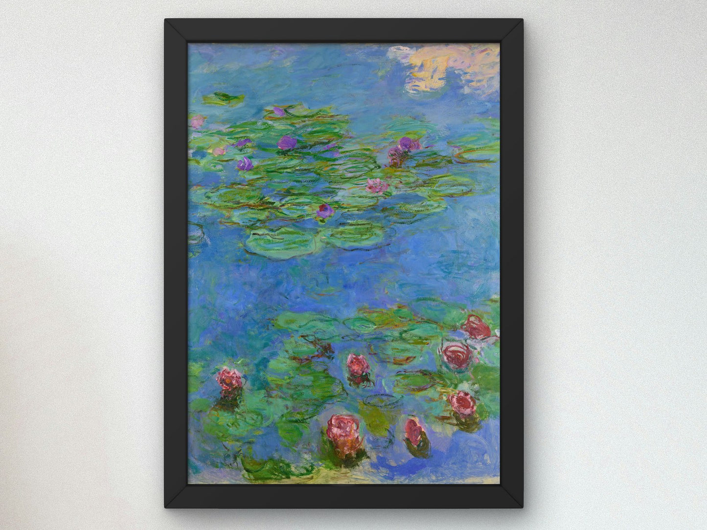 Water Lilies by Claude Monet 1914, Wall Art Print, Fine Art Reproduction, Museum Quality Decor, Poster