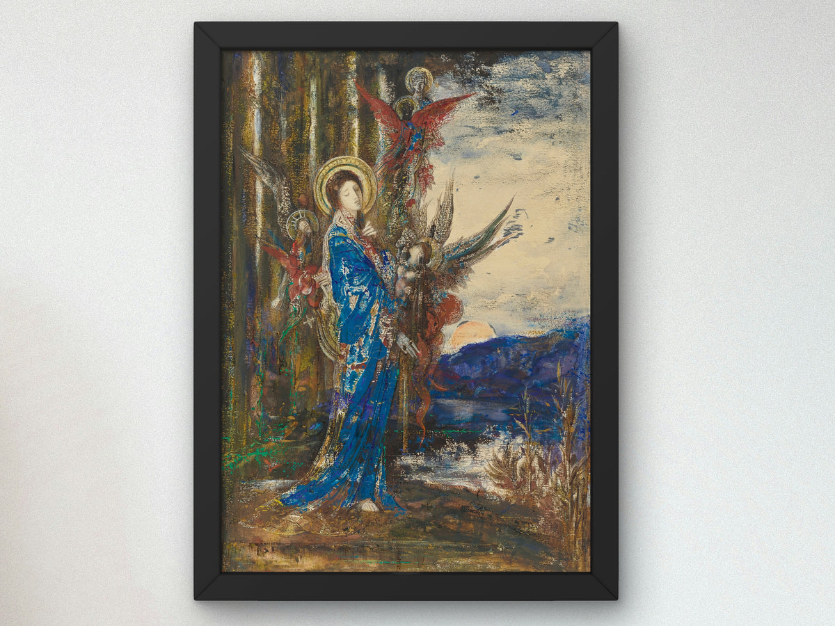 The Trials by Gustave Moreau, Wall Art Print, Fine Art Reproduction, Museum Quality Decor, Poster