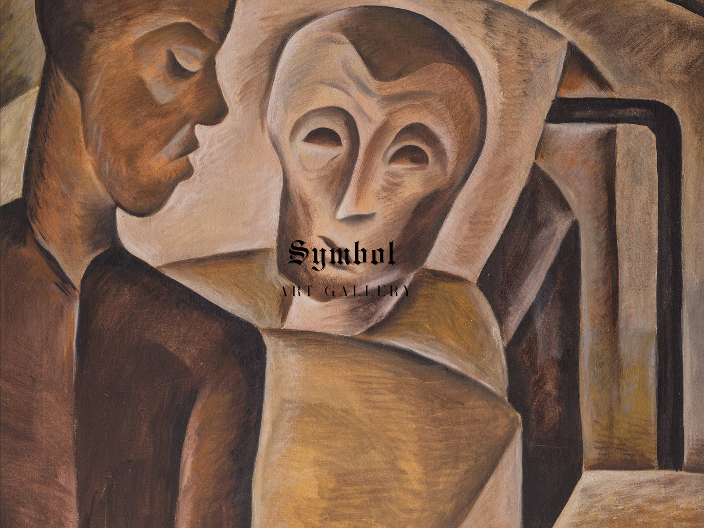Three Madmen by Jindřich Štyrský 1921, Wall Art Print, Fine Art Reproduction, Museum Quality Decor, Poster