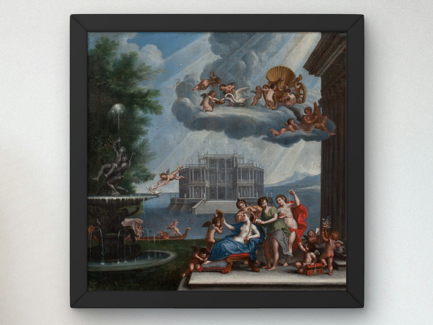 The Toilet of Venus by Francesco Albani, Wall Art Print, Fine Art Reproduction, Museum Quality Decor, Poster