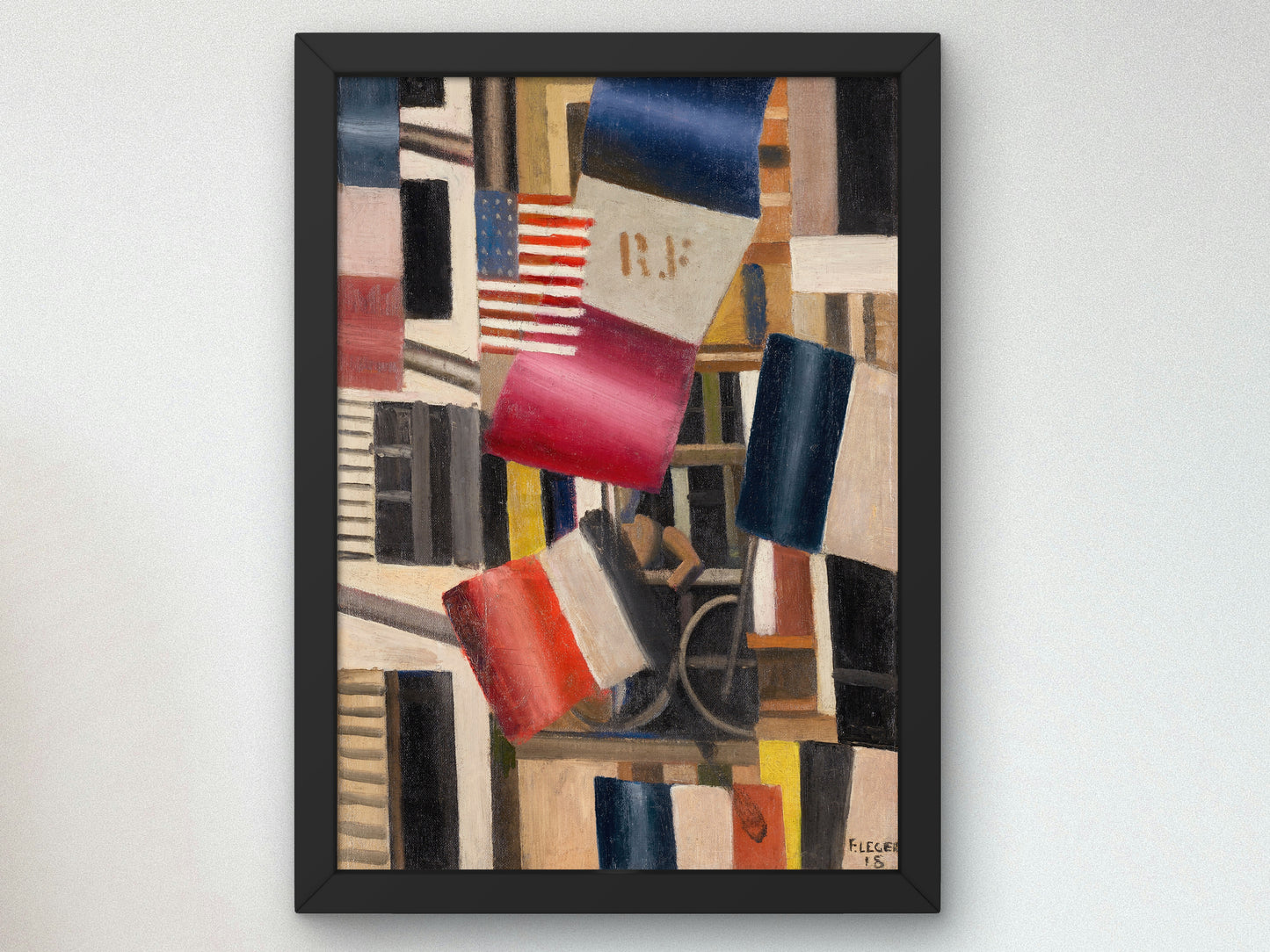The Armistice by Fernand Léger 1918, Wall Art Print, Fine Art Reproduction, Museum Quality Decor, Poster