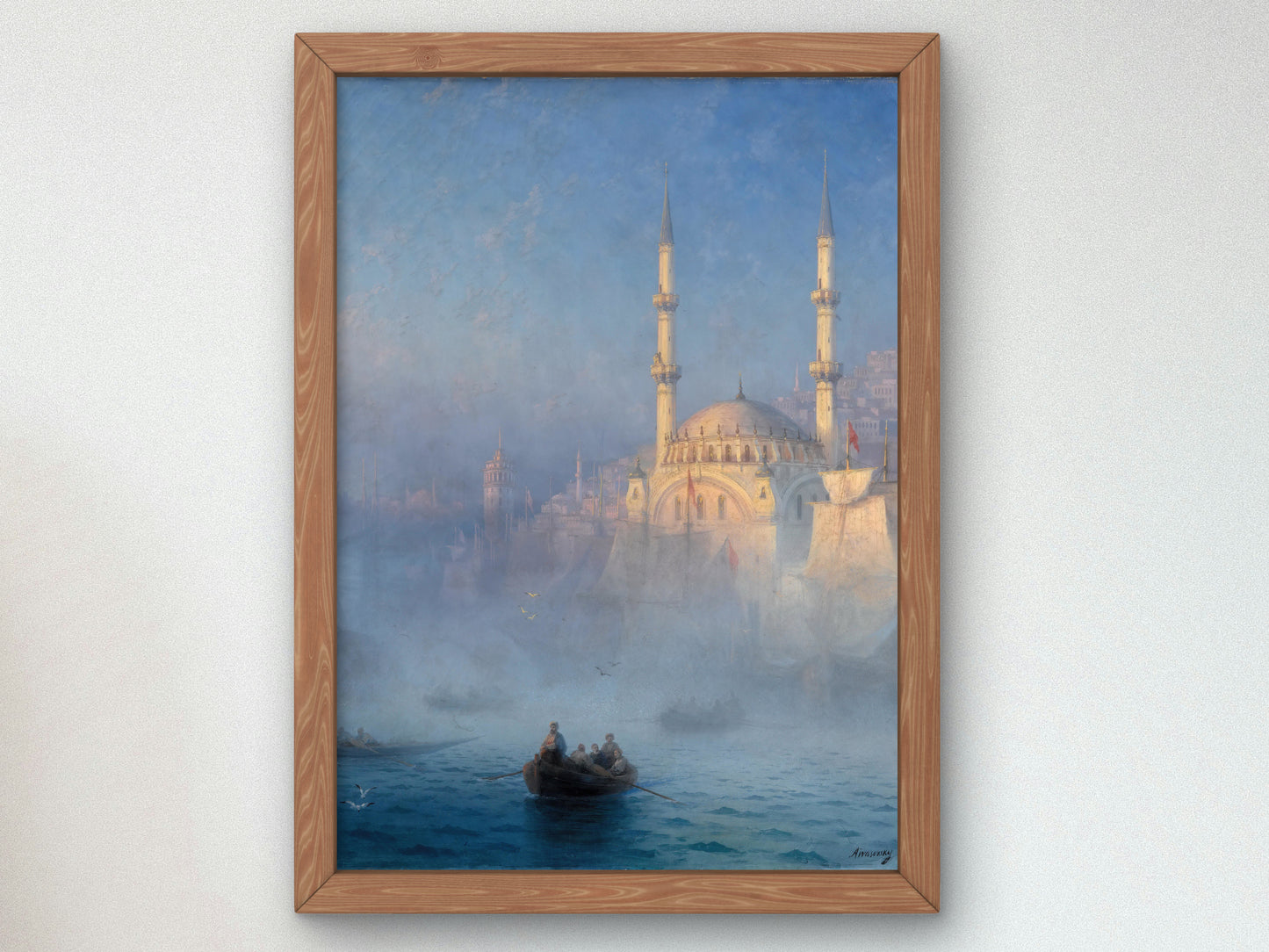 Constantinople by Ivan Konstantinovich Aivazovsky 1862, Wall Art Print, Fine Art Reproduction, Museum Quality Decor, Poster