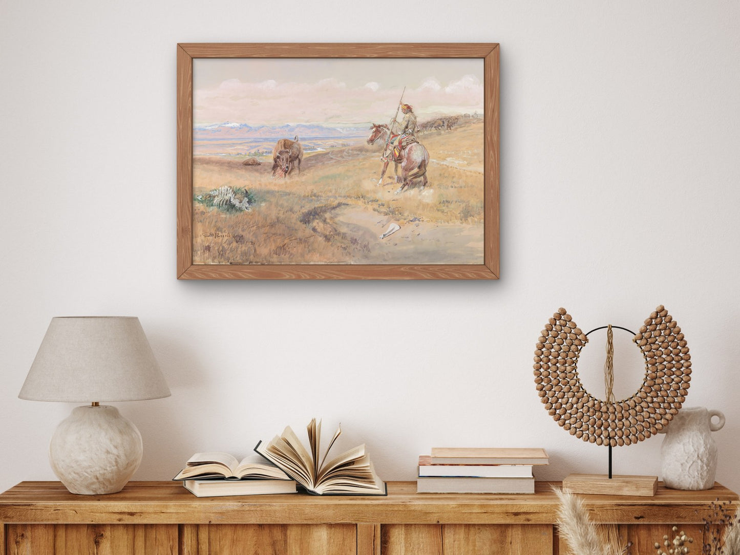 Flintlock Days When Guns Were Slow by Charles Marion Russell 1925, Wall Art Print, Fine Art Reproduction, Museum Quality Decor, Poster