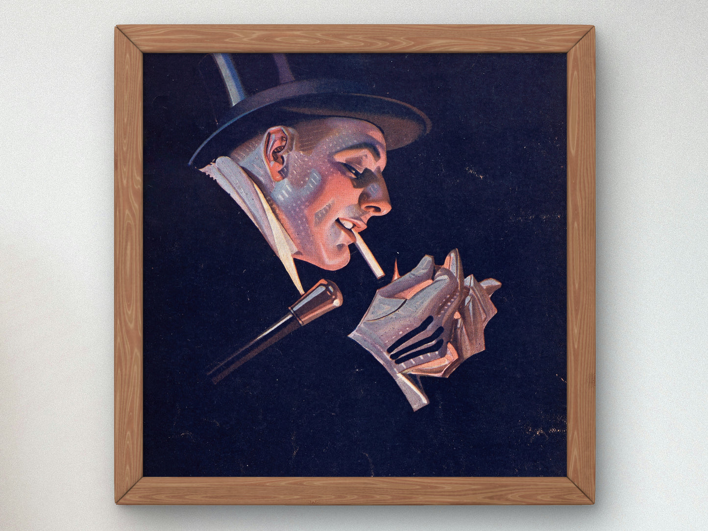 Fatima Cigarette by Joseph Christian Leyendecker 1920, Wall Art Print, Fine Art Reproduction, Museum Quality Decor, Poster
