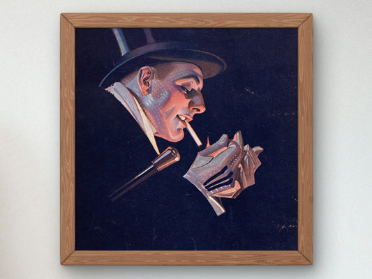 Fatima Cigarette by Joseph Christian Leyendecker 1920, Wall Art Print, Fine Art Reproduction, Museum Quality Decor, Poster