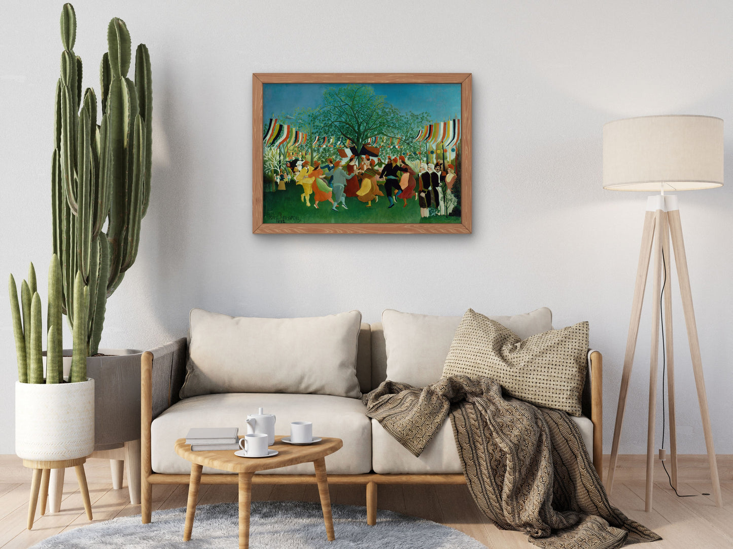 A Centennial of Independence by Henri Rousseau 1892, Wall Art Print, Fine Art Reproduction, Museum Quality Decor, Poster