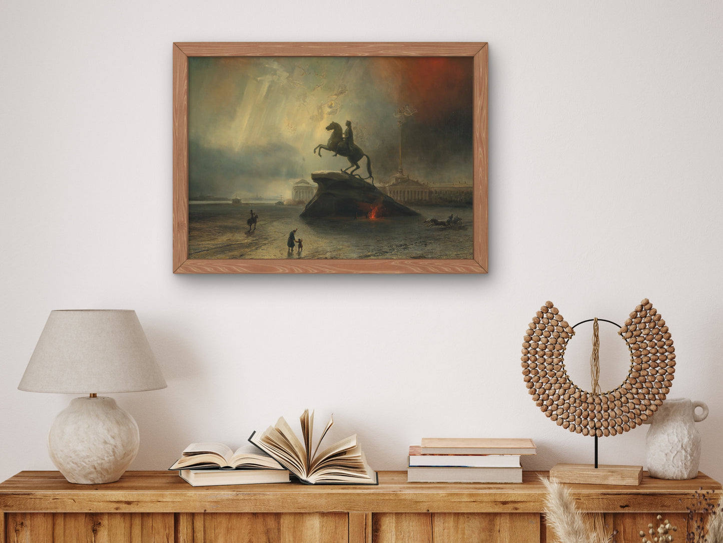 The Bronze Horseman by Henriette Gudin, Wall Art Print, Fine Art Reproduction, Museum Quality Decor, Poster