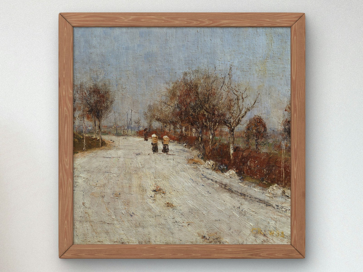 The Road to Gelmeroda by Christian Rohlfs 1893, Wall Art Print, Fine Art Reproduction, Museum Quality Decor, Poster