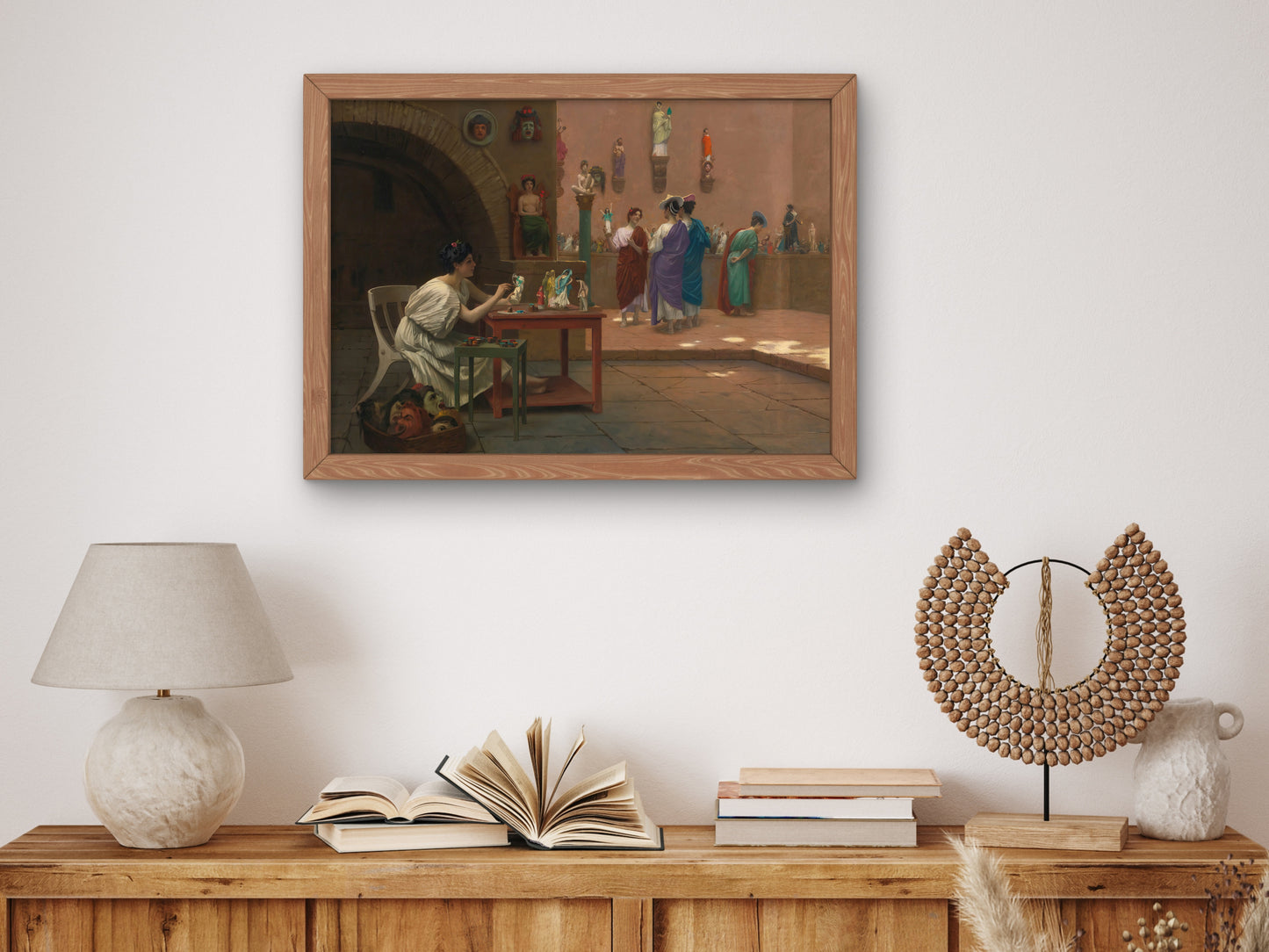 Atelier of Tanagra by Jean Léon Gérôme 1893, Wall Art Print, Fine Art Reproduction, Museum Quality Decor, Poster