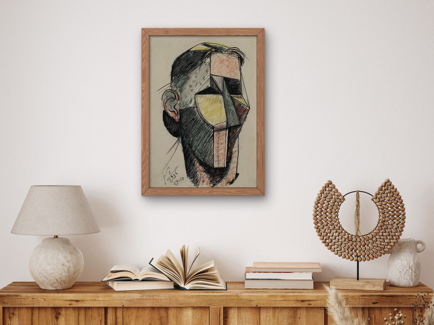 Les Plans Rigoureux by Julio González 1936, Wall Art Print, Fine Art Reproduction, Museum Quality Decor, Poster