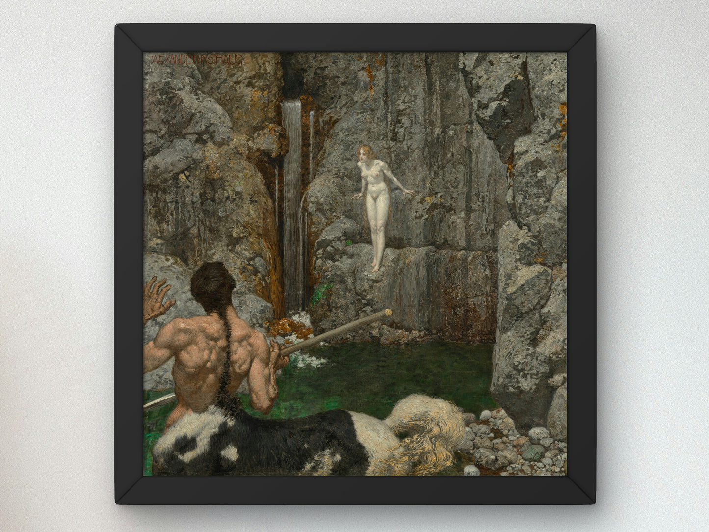 Hol Über Get Over by Alexander Rothaug, Wall Art Print, Fine Art Reproduction, Museum Quality Decor, Poster