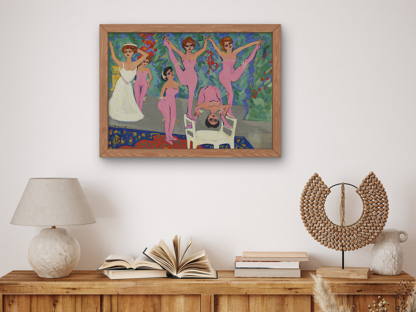 Variety Show by Ernst Ludwig Kirchner 1908, Wall Art Print, Fine Art Reproduction, Museum Quality Decor, Poster