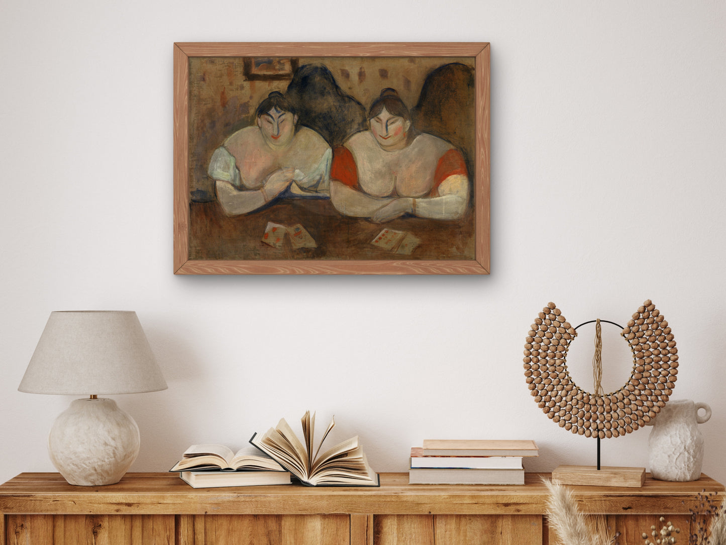 Rose and Amelie by Edvard Munch 1893, Wall Art Print, Fine Art Reproduction, Museum Quality Decor, Poster