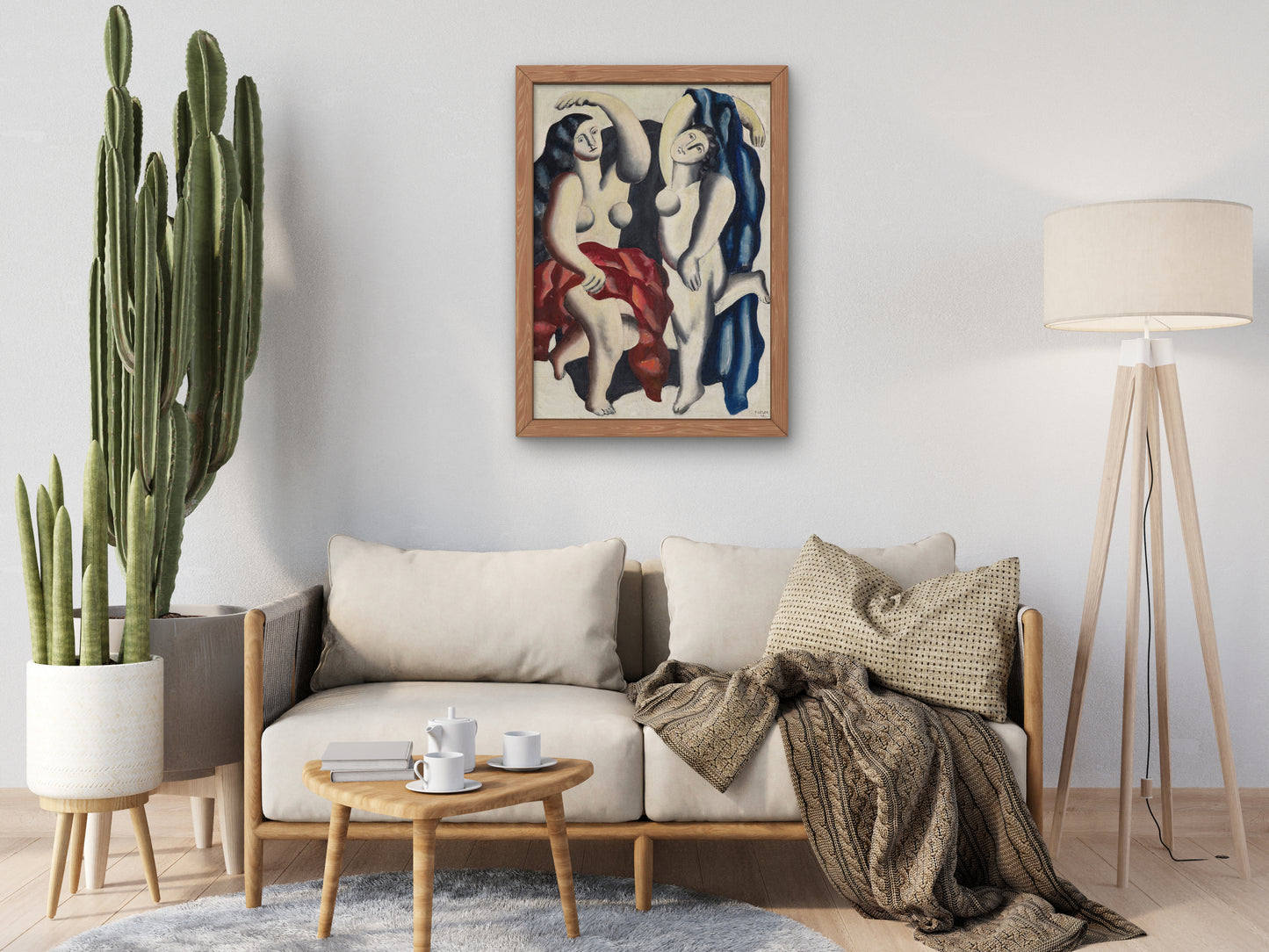 Two Dancers by Fernand Léger 1928, Wall Art Print, Fine Art Reproduction, Museum Quality Decor, Poster