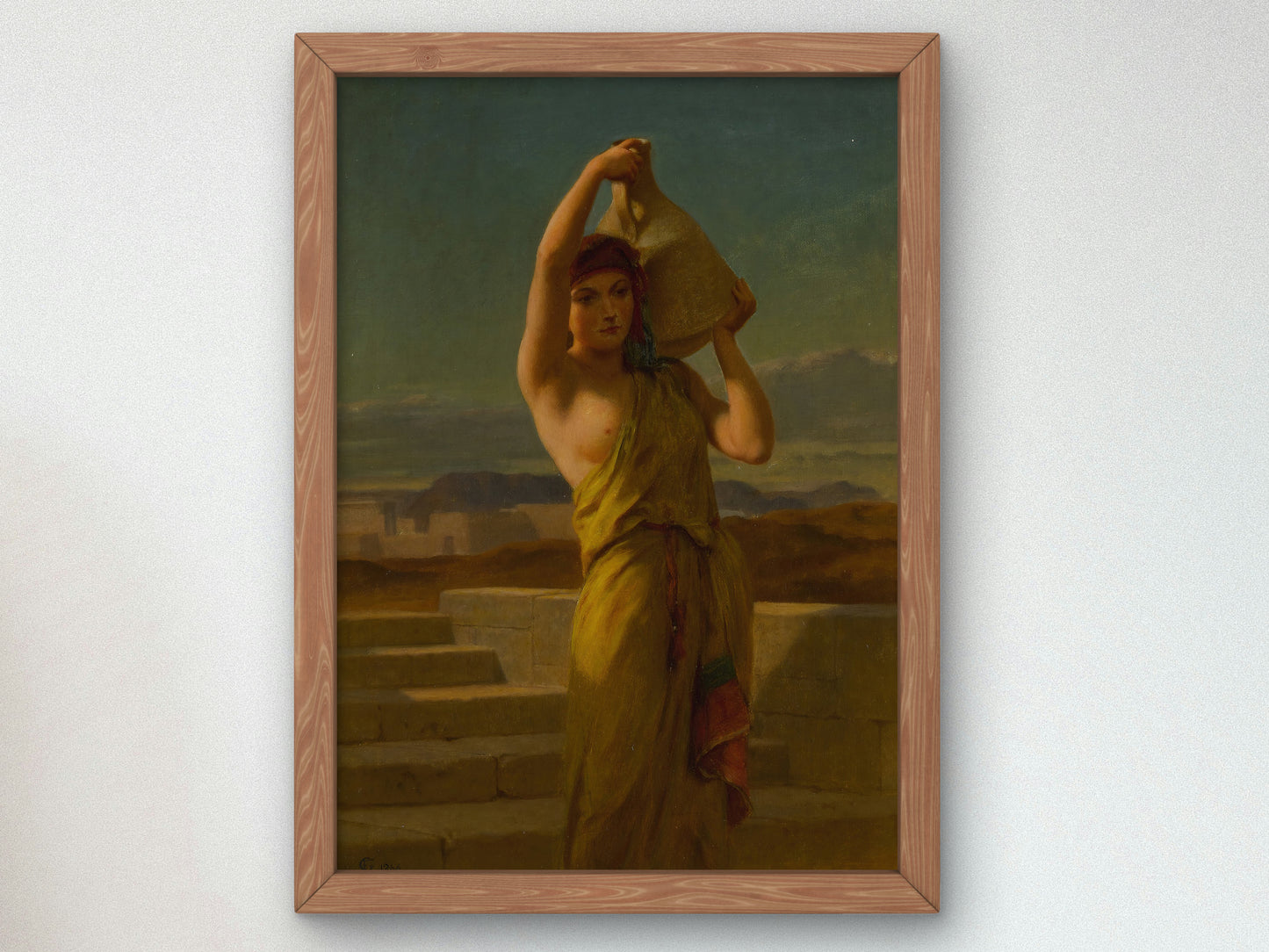 Rachel by Frederick Goodall 1866, Wall Art Print, Fine Art Reproduction, Museum Quality Decor, Poster