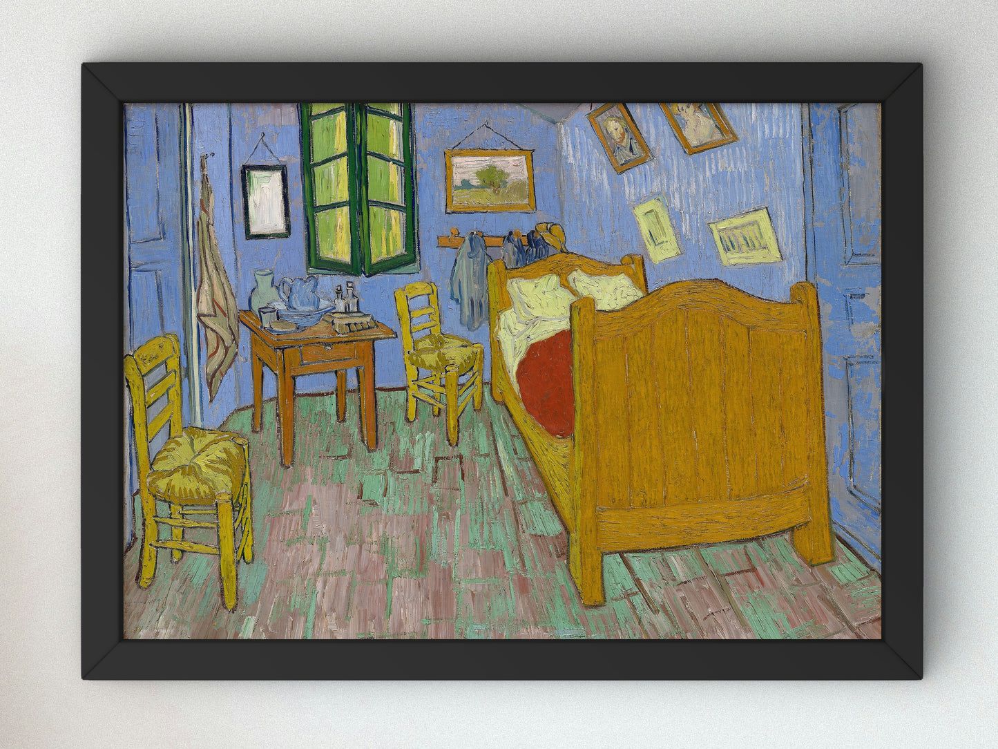The Bedroom by Vincent van Gogh 1889, Wall Art Print, Fine Art Reproduction, Museum Quality Decor, Poster