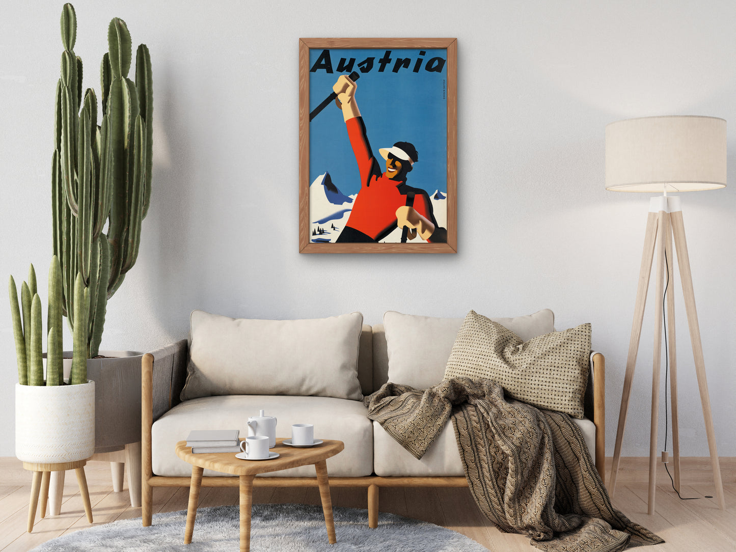 Austria by Joseph Binder 1935, Wall Art Print, Fine Art Reproduction, Museum Quality Decor, Poster