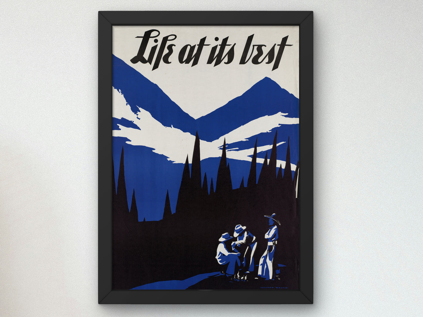 Life at Its Best by Dorothy Waugh 1930, Wall Art Print, Fine Art Reproduction, Museum Quality Decor, Poster