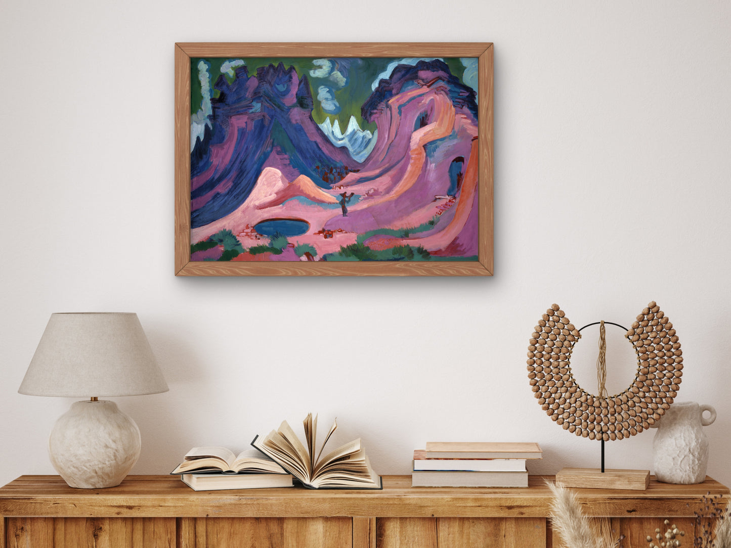 Amselfluh by Ernst Ludwig Kirchner 1922, Wall Art Print, Fine Art Reproduction, Museum Quality Decor, Poster