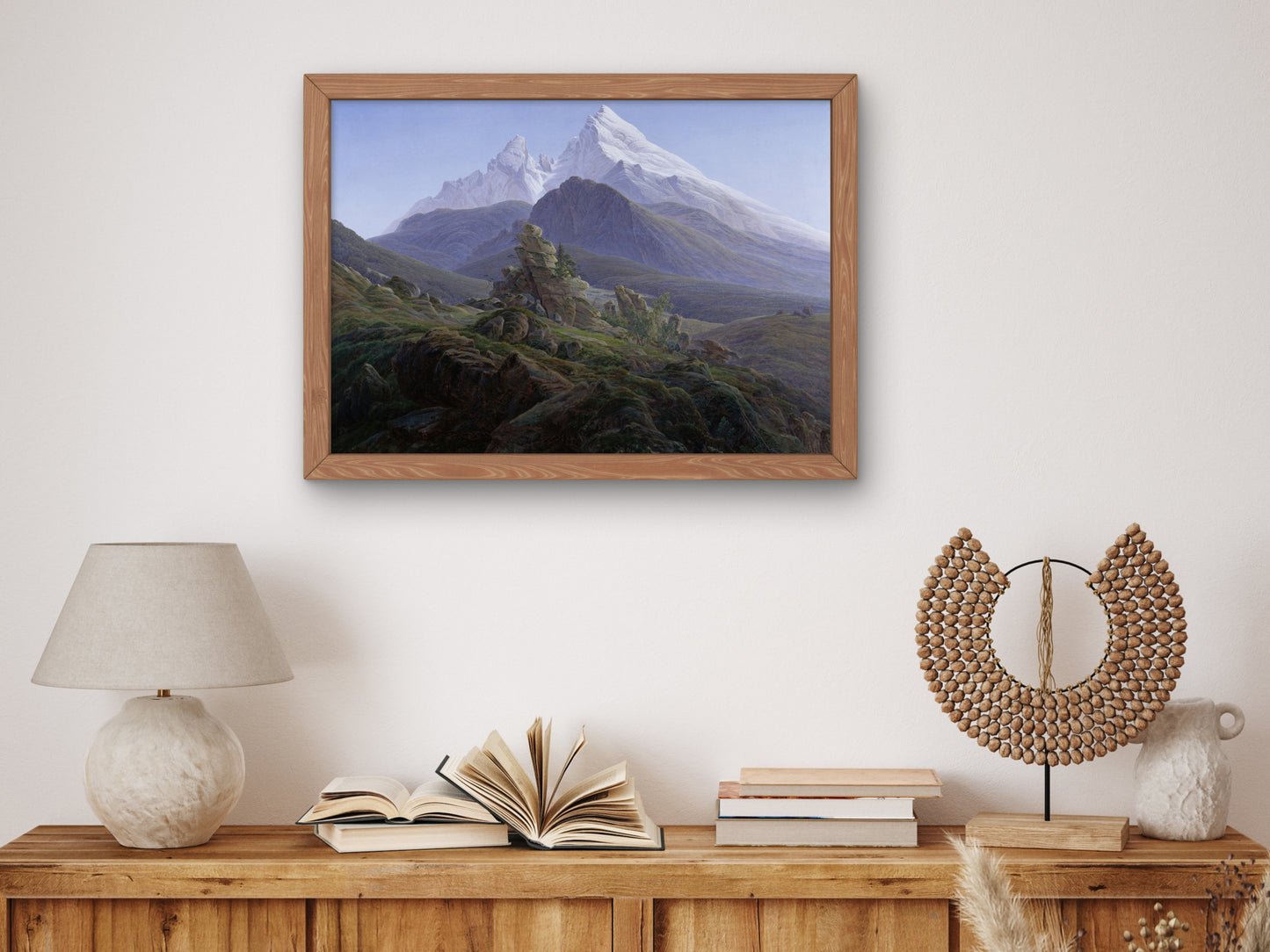 The Watzmann by Caspar David Friedrich 1824, Wall Art Print, Fine Art Reproduction, Museum Quality Decor, Poster
