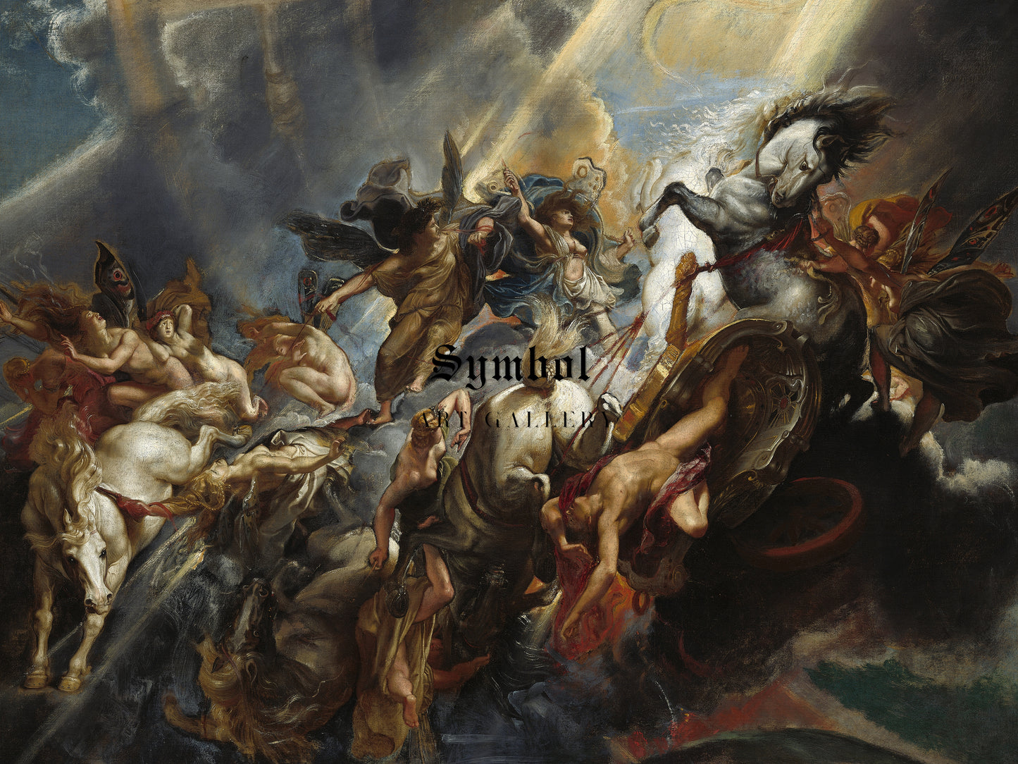 The Fall of Phaeton by Peter Paul Rubens 1605, Wall Art Print, Fine Art Reproduction, Museum Quality Decor, Poster
