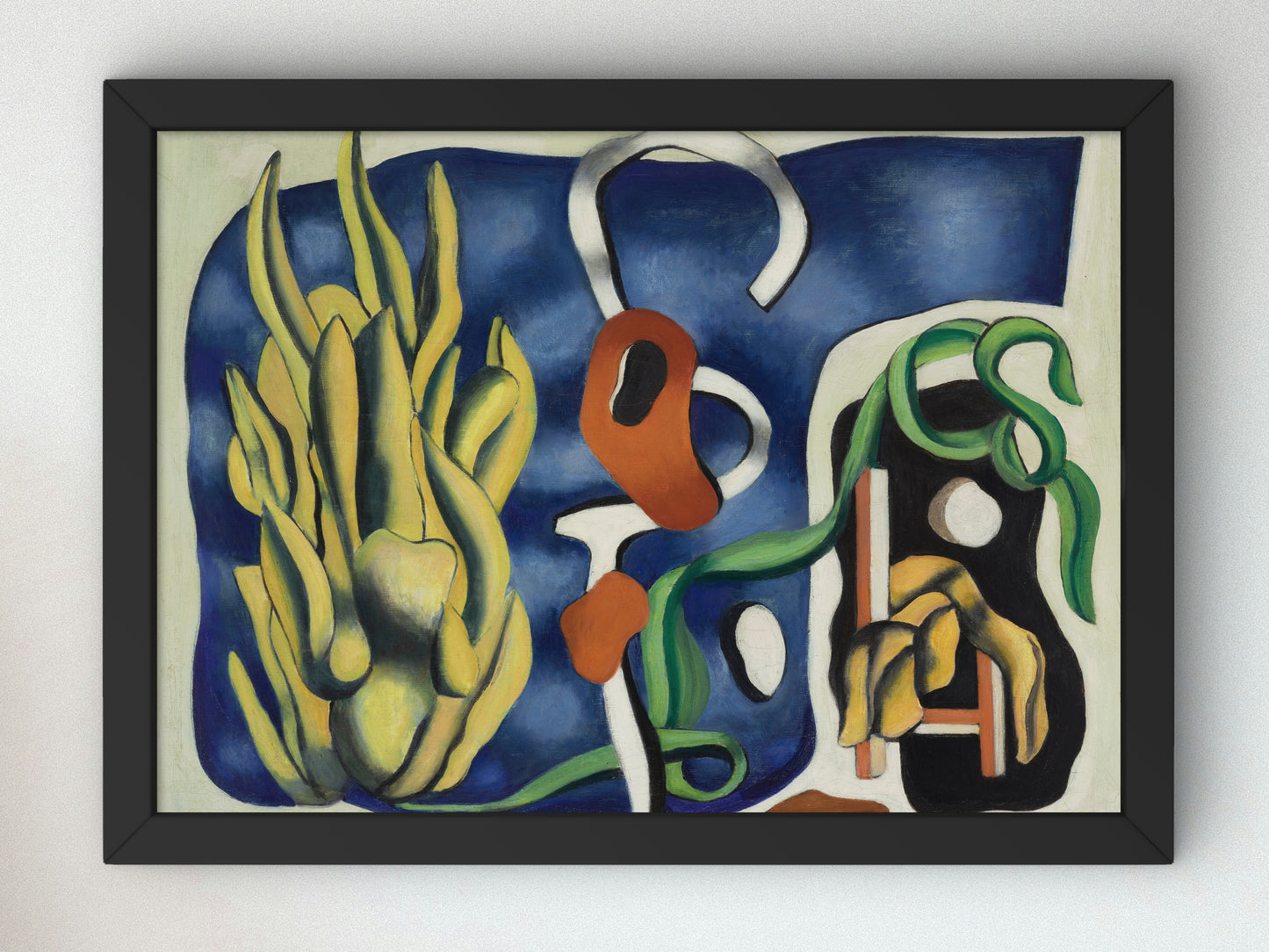 The Yellow Plant by Fernand Léger 1937, Wall Art Print, Fine Art Reproduction, Museum Quality Decor, Poster