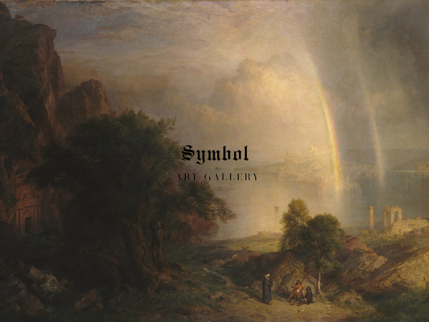 The Aegean Sea by Frederic Edwin Church 1877, Wall Art Print, Fine Art Reproduction, Museum Quality Decor, Poster
